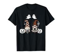 Nain d'halloween Amusant avec Motif Citrouille, fantôme, léopard T-Shirt
