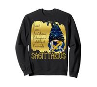 Nain du Zodiaque Sagittaire Traits de personnalité drôle Astrologie Sweatshirt