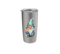 Nain méchant adorable méchant petit gars doigt d'honneur drôle Gobelet isotherme en acier inoxydable double paroi