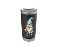 Nain méchant adorable méchant petit gars doigt d'honneur drôle Gobelet isotherme en acier inoxydable double paroi