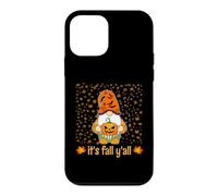 Nain Mignon et Amusant Tenant Une Citrouille d'automne C'est l'automne Y'all Coque pour iPhone 12 Mini