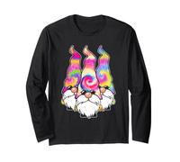 Nains de Jardin Hippie tie-Dye Trio bohème Mignon Ambiance Manche Longue