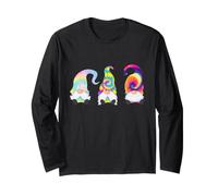 Nains de Jardin Hippie tie-Dye Trio bohème Mignon Ambiance Manche Longue