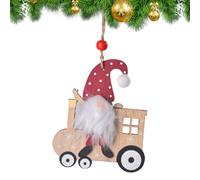 Nains de Noël | Décorations de Sapin de Noël,Pendentifs Bois Résistants à la Décoloration pour Porte Fenêtre Mur Chambre