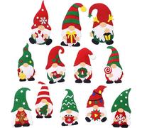 Nains de Noël - Kit de couture DIY en feutre - 12 articles