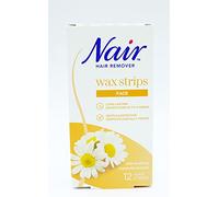 NAIR Bandes de Cire Faciale Paquet de 12