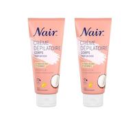 Nair Crème Dépilatoire Corps - A l'Huile de coco et Vitamine E - 2x100ml