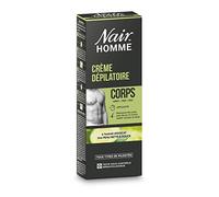 NAIR - Gel-Crème Dépilatoire Corps pour Homme, à l'Extrait d'Avocat, pour Tout Type de Pilosité, Efficace & Indolore, Tube de 200ml et spatule