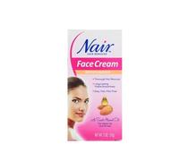 Nair – Crème dépilatoire visage hydratante – Lèvre supérieure et menton – 55 g