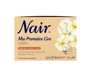 Nair Ma Première Cire - Corps, Parfum Fleur de Tiaré, Cire Chaude sans bande - Pot de 200g