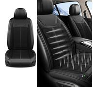 NAIRE Housse de Siège Réfrigération pour Tesla Model 3 Model S Model X,Ventilé Protection de siège Respirante 12V Cooler Coussin, A/Black-A/Single Block