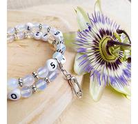 Naïris bijoux Bracelet d'allaitement Opalite - permet de noter l'heure de la dernière tétée ou dernier biberon - modèle Sokhom