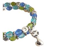Naïris bijoux Bracelet d'allaitement - permet de noter l'heure de la dernière tétée ou dernier biberon - modèle Phalasath