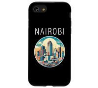 Nairobi Kenya Paysage Art déco Coque pour iPhone SE (2020) / 7/8
