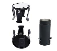 Naisfei 1 paire de porte-gobelets de voiture universel - Porte-gobelet autocollant - Porte-gobelet multifonction - Porte-bouteille - Noir