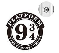 Naisicatar 1pc Sticker Mural décoratif en Vinyle pour Porte de Chambre Motif Harry Potter Inscription Platform 9 3/4" x 8.9"