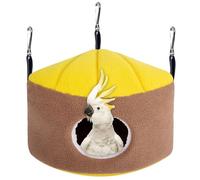 Naisicatar Parket Cage Nest Winter Thermal Suspendu Oiseau nid Doux Triangular Bird Bed Washable Bird Perkeet Toys for Budgerigar, Conure, Copucinel, Mynah, Birds Love, Finches