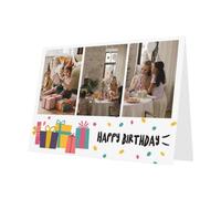 Naispanda Cartes de Vœux Personnalisées avec Enveloppes 2025 Carte de Noël, Anniversaire Personnalisée Lot de Cartes de Fêtes Papier Nacré Premium Pour Noël, Mariage, Remerciement