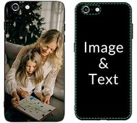 Naispanda Coque de Téléphone Personnalisé pour iPhone 6 Plus/6s Plus Personnalisable Cadeaux pour Petit Ami Petite Amie Papa Mama Photo Texte Personnalisée étui Antichoc TPU Housse de Protection