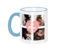 Naispanda Tasse Personnalisée avec Photo et Texte Tasse à café de 11 oz avec Photo Tasse à Café Personnalisée Cadeau pour les Amis Famille Femme Mari Amant Anniversaire