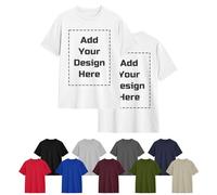 Naispanda Tee Shirt Personnalisé Homme Femme, T-Shirt d’Image de Texte Photo personnalisé,T-Shirt personnalisé pour Hommes Femmes Adultes