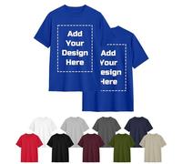 Naispanda Tee Shirt Personnalisé Homme Femme, T-Shirt d’Image de Texte Photo personnalisé,T-Shirt personnalisé pour Hommes Femmes Adultes