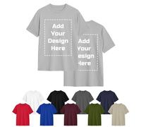 Naispanda Tee Shirt Personnalisé Homme Femme, T-Shirt d’Image de Texte Photo personnalisé,T-Shirt personnalisé pour Hommes Femmes Adultes