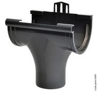 Naissance à joint pvc ardoise GIRPI, Dév.16 cm Diam.50 mm