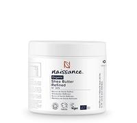 Naissance Beurre de Karité BIO d'Afrique (No. 305) - 250g - Raffiné, Solide, Sans Odeur - pour Cheveux Sec ou Afro, Corps, Visage - Pur, Végan, Naturel et Certifié BIO