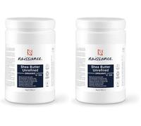 Naissance Beurre de Karité Brut BIO d'Afrique (No. 306) 1kg - Non Raffiné, Solide - pour Cheveux Sec ou Afro, Corps, Visage - Pur, Végan, Naturel et Certifié BIO (Lot de 2)