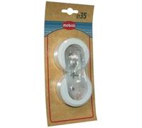 Naissance - blanc - lot de 2 - D: 35 mm