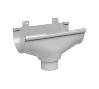 Naissance centrale de dilatation sortie diamètre 100mm gris NAD33 pour gouttière de 33 à coller