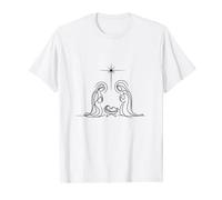 Naissance de Jésus | Première Nativité religieuse de Noël T-Shirt