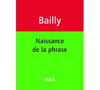 Naissance de la phrase