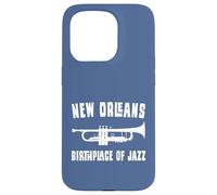 Naissance de la Trompette Jazz de la Nouvelle-Orléans NOLA Music Coque pour iPhone 15 Pro