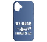 Naissance de la Trompette Jazz de la Nouvelle-Orléans NOLA Music Coque pour iPhone 16 Plus