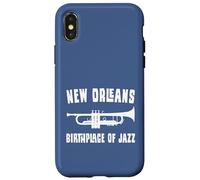 Naissance de la Trompette Jazz de la Nouvelle-Orléans NOLA Music Coque pour iPhone X/XS