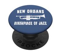 Naissance de la Trompette Jazz de la Nouvelle-Orléans NOLA Music PopSockets PopGrip Adhésif