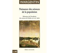 Naissance des sciences de la population : Les savants du royaume de Suède au XVIIIe siècle