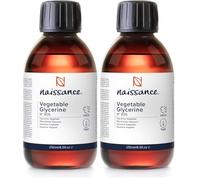 Naissance Glycérine Végétale/Glycérol (n° 806) - 250ml - 100% naturelle - Pharmacopée Européeenne - Végan, sans OGM, sans parfum - Humectant naturel (Lot de 2)