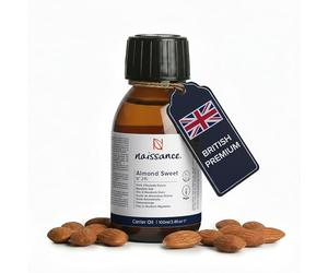 Naissance Huile D’Amande Douce (No. 215) - 100ml - Hydratant Naturelle, Végan, Sans OGM/Odeur - Lubrifiant Pour Massage - Pour Corps, Visage, Cheveux, Ongle, Pied, Oreille