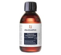Naissance Huile De Coco Fractionnée Certifiée BIO (No. 218) - 225ml - Pure, Naturelle, Inodore, Légère Et Émolliente, Sans Film Gras - pour Soin de la Peau, Cheveux, Corps