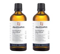 Naissance Huile Essentielle D'Eucalyptus Globulus (No. 101) - 200ml (2x100) - pour Aromathérapie, Diffuseur, Humidificateur, Mélange Massage