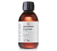 Naissance Huile Végétale De Lin Vierge (No. 219) - 225ml - Naturelle, Nourrissant - pour Aromathérapie, Peau, Cheveux, Massages Et Recettes De Beauté