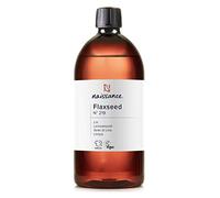 Naissance Huile Végétale De Lin Vierge (No. 219) - 900ml - Naturelle, Nourrissant - pour Aromathérapie, Peau, Cheveux, Massages Et Recettes De Beauté