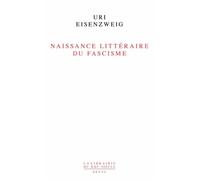 Naissance littéraire du fascisme