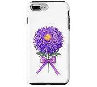 Naissance Novembre Fleur Violet Chrysanthème Coque pour iPhone 7 Plus/8 Plus