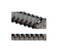 Naivasha Homeware Lot de 6 sets de table et dessous de verre en liège résistants à la chaleur, imperméables, antidérapants en liège avec finition mate, élégants sets de table et dessous de verre pour