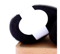 NAIXUE Fil en peluche Mohair Angora 41 couleurs - Fil à tricoter doux en mohair cachemire - Pour châle, écharpe, crochet, fournitures de couture