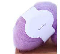 NAIXUE Pelote de laine en mohair angora 41 couleurs - Laine à tricoter en mohair doux et cachemire - Pour châle, écharpe, crochet - Fournitures de couture